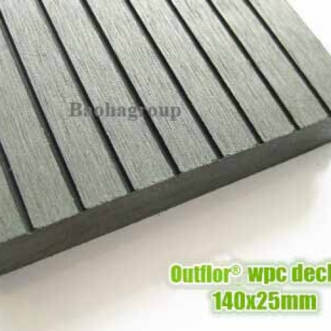 Sàn gỗ nhựa WPC ngoài trời tấm đặc OBM140S20A